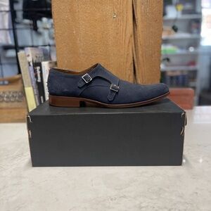 Navy Blue Suede John Fluevog ( Size 12)